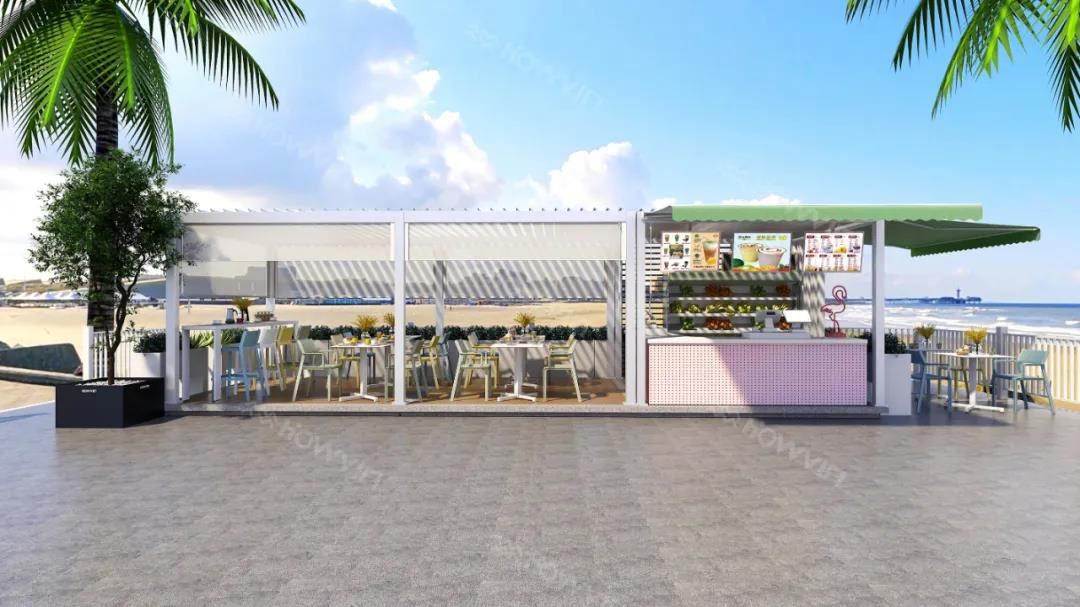 pergola with slats that close
