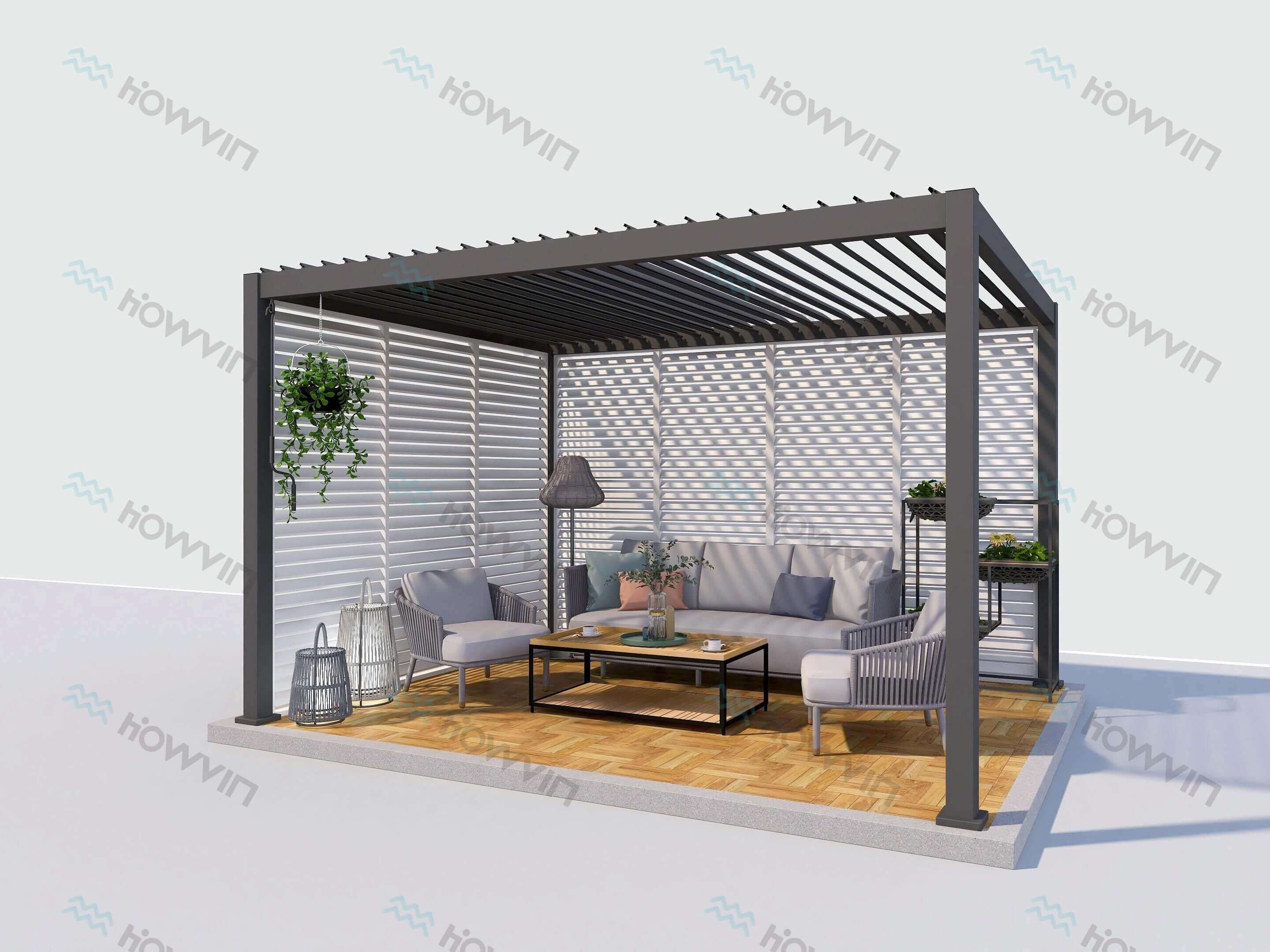 Outdoor Shutter Pergola