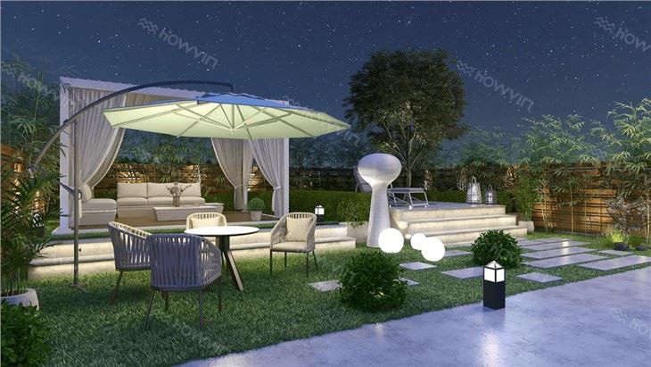 Udendørs Pergola Med Tag